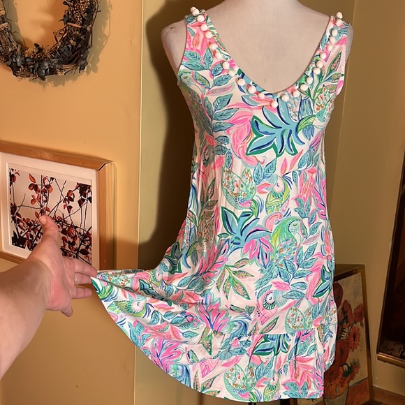 LILLY PULITZER Size XXS TankDress
Pom-Poms Floral 100% Cotton Pullovers $159NEW - Picture 2 of 13